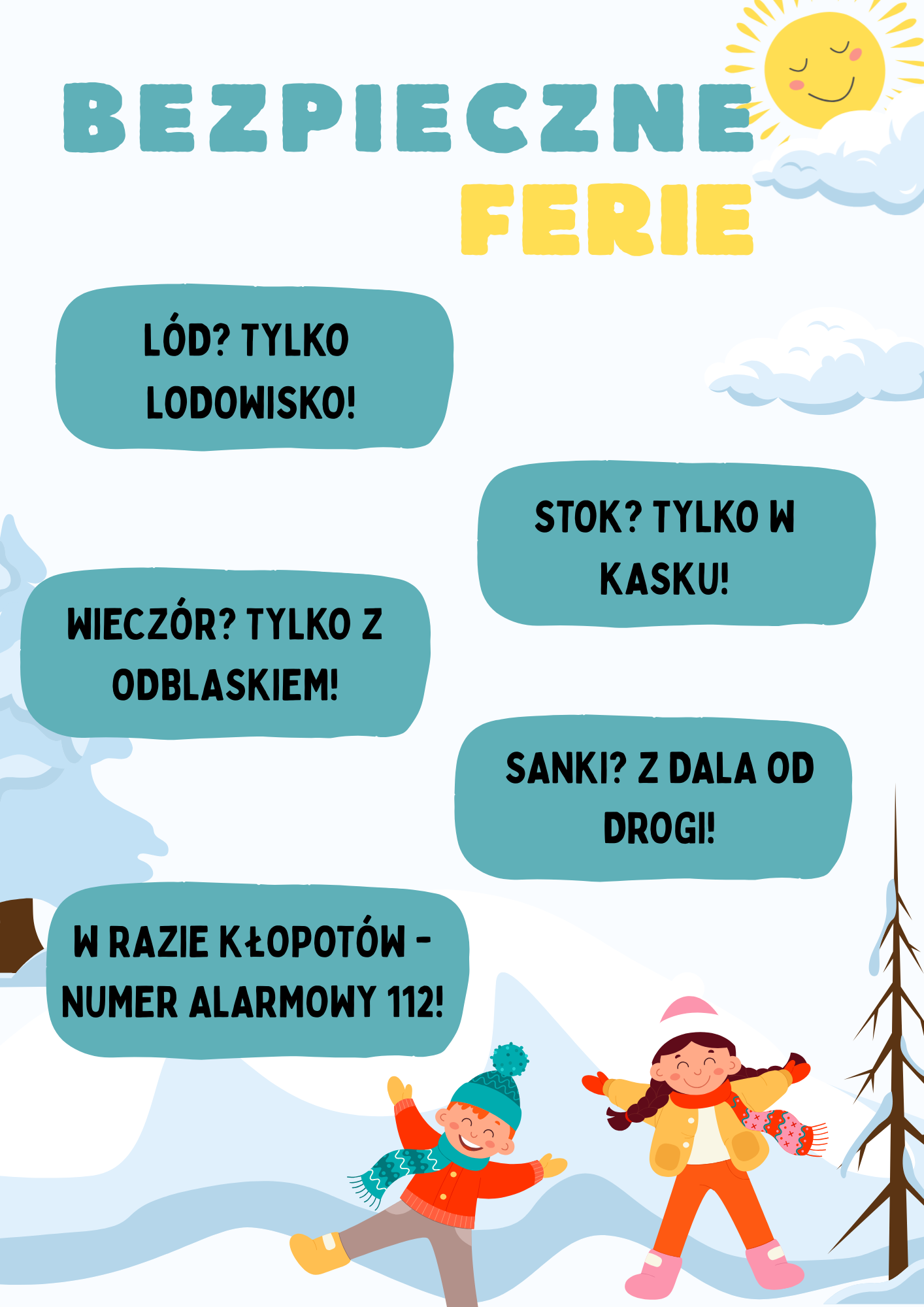 bezpieczne ferie