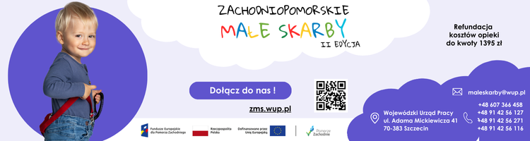 pasek informacyjny na stronę - Małe Skarby