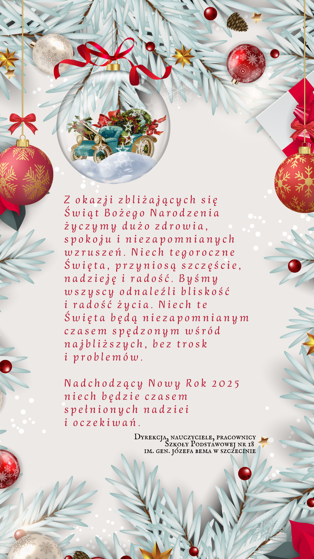 Red minimalist Merry Christmas Instagram story  (1)